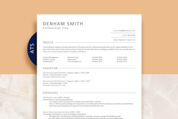 Download ATS Minimalist Resume Template - Premium Resources