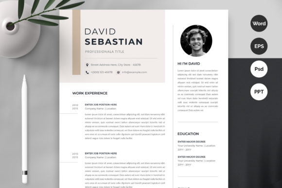 Download Modern Resume Template / CV - Resume template Collection