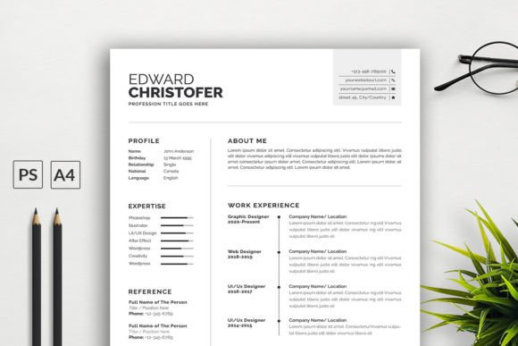Download Minimalist Resume Template - Resume template Collection